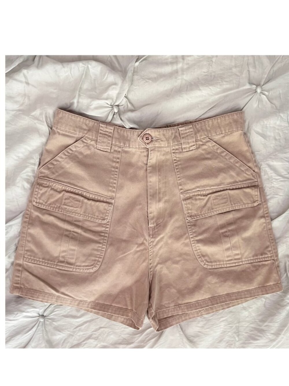 Vintage Cotton Cargo Shorts